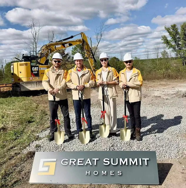 Great Summit Homes groundbreaking